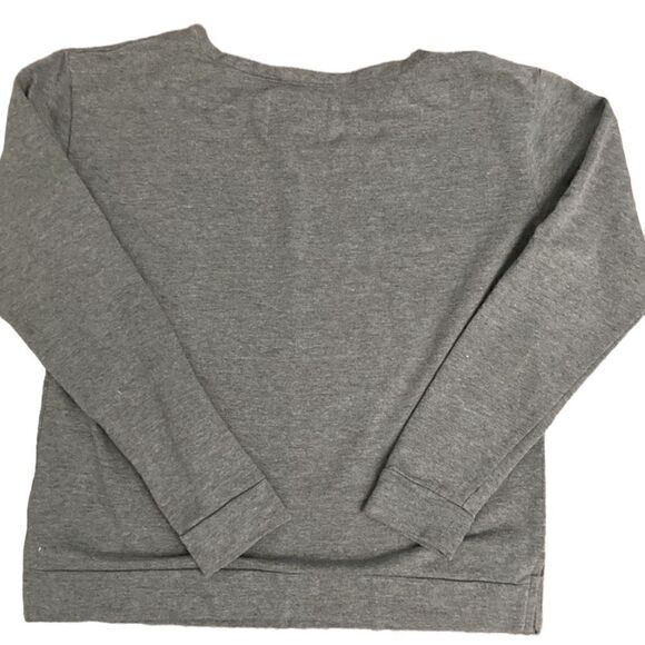 VICTORIA Sport Gray Sweatshirt with Silver Lettering - Picture 2 of 5